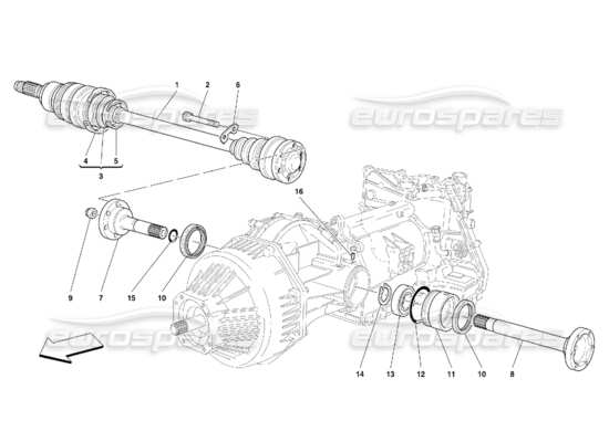 a part diagram from the Ferrari 456 M GT/M GTA parts catalogue