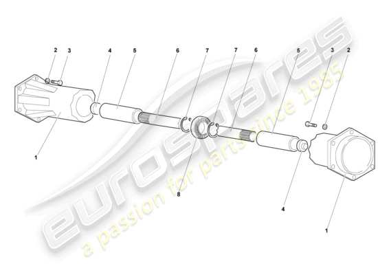 a part diagram from the Lamborghini Murcielago Roadster (2006) parts catalogue