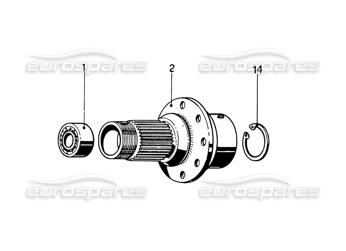 Ferrari 275 GTB/GTS 2 cam Rear Brake Discs & Clutch Master Cylinder - Left Hand Drive Teilediagramm