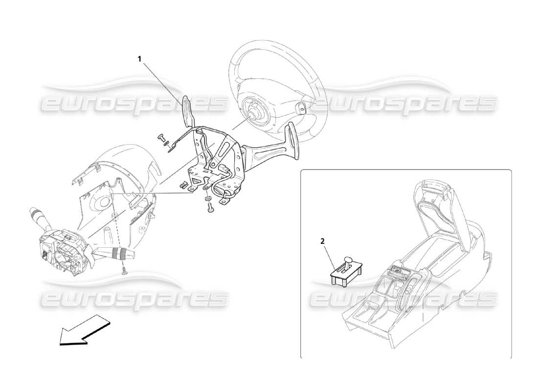 Maserati QTP. (2003) 4.2 Fahrersteuerung für F1-Getriebe Teildiagramm