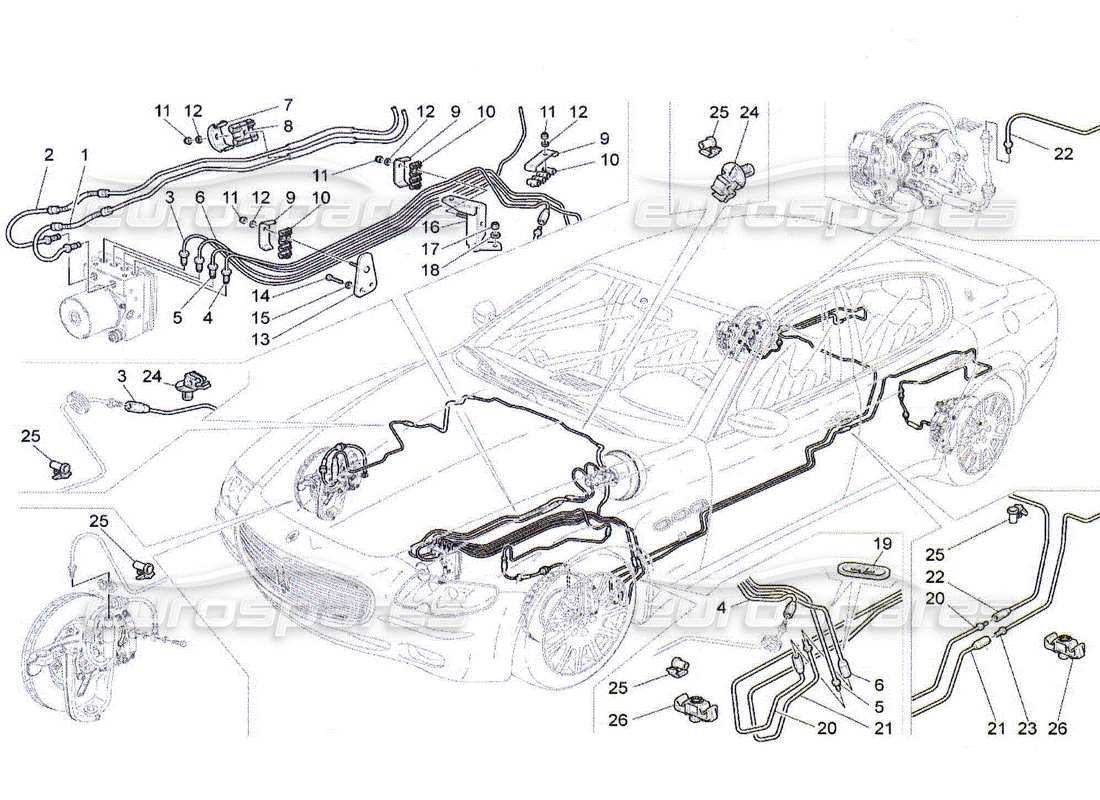 Maserati QTP. (2010) 4.2 Linien Teildiagramm