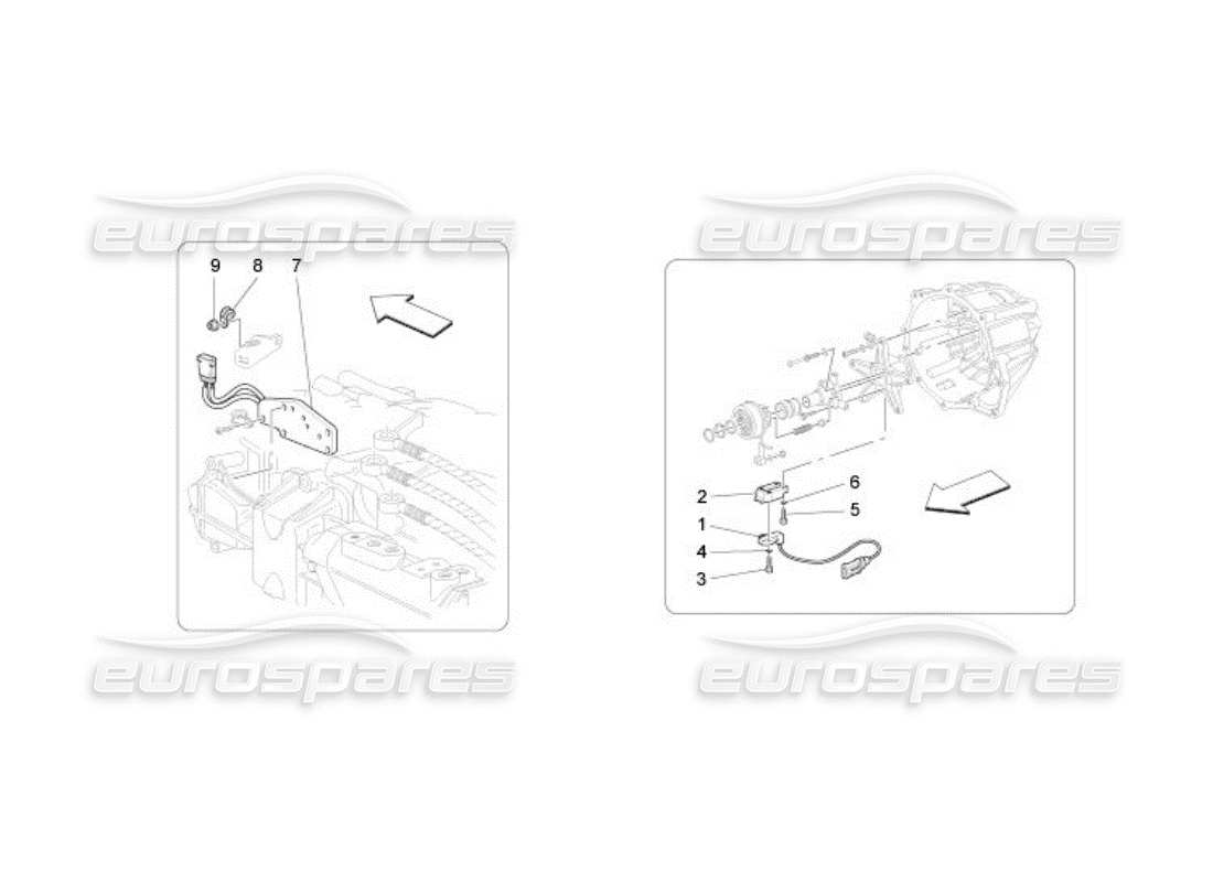 Maserati QTP. (2005) 4.2 Elektronische Kupplungssteuerung für F1-Getriebe Teildiagramm