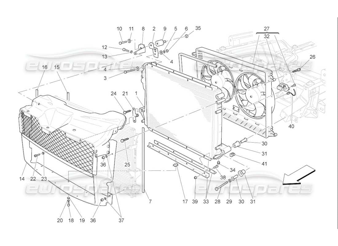 Part diagram containing part number 16044624