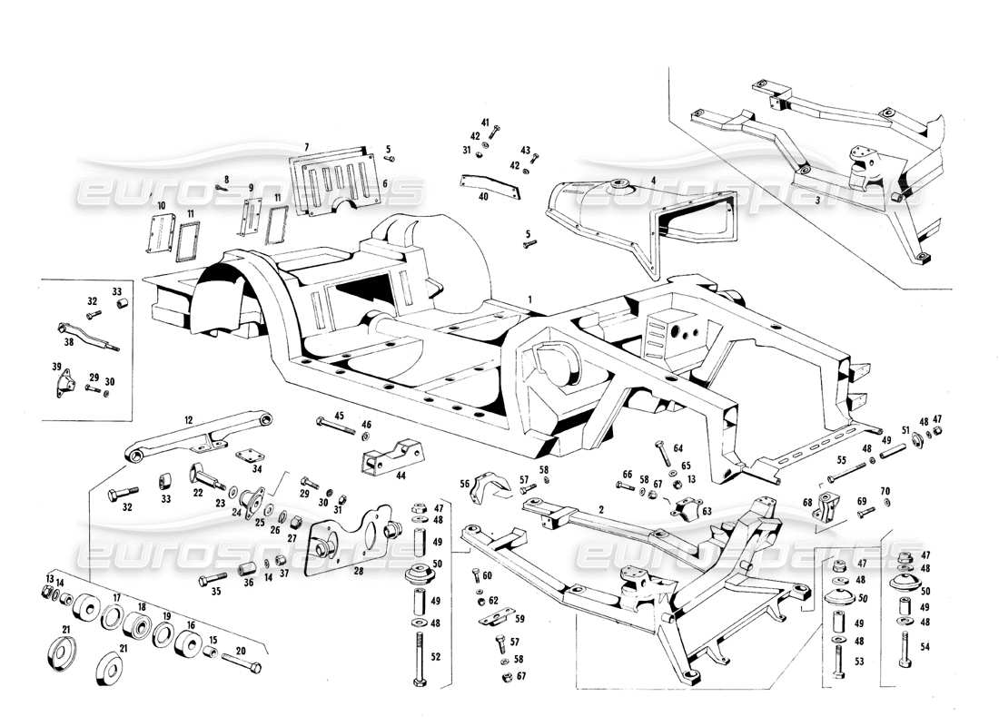 Part diagram containing part number 107 SP 58322