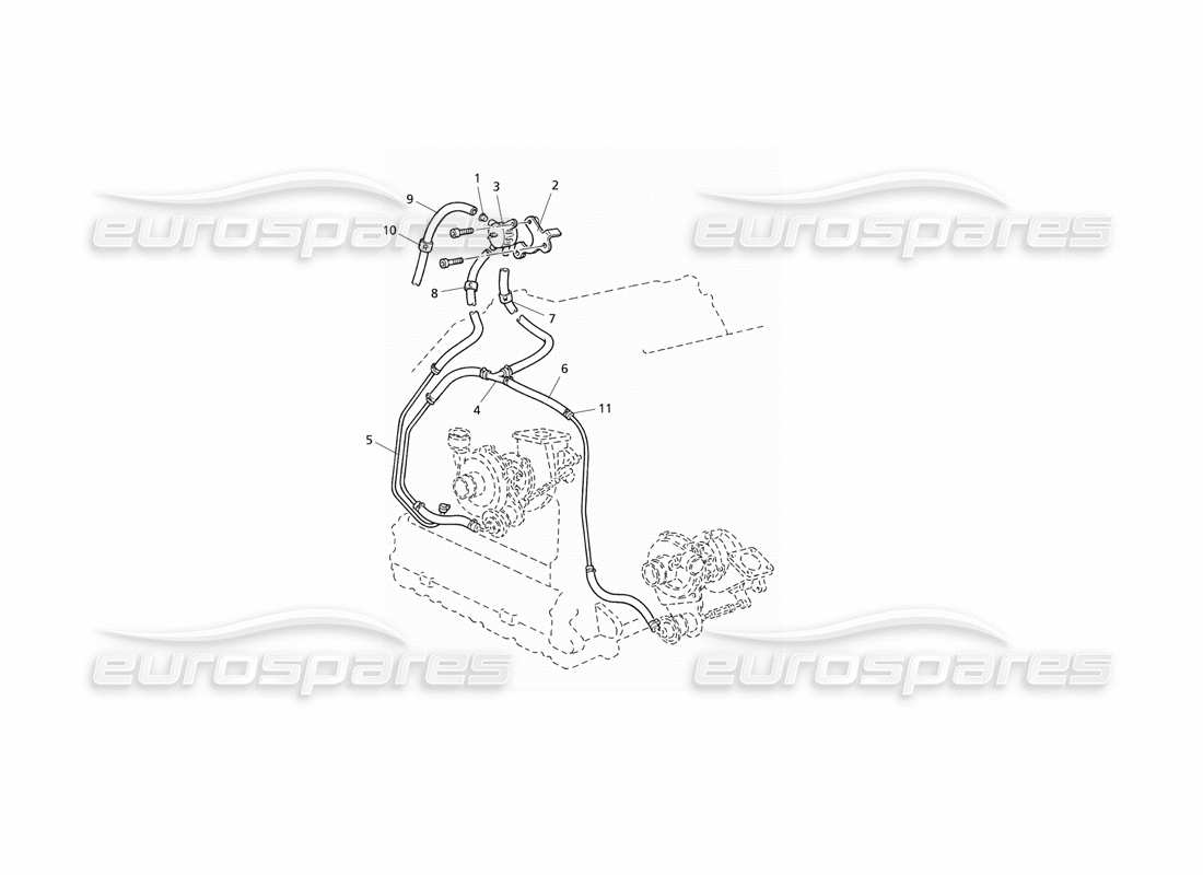 Maserati QTP V6 Evoluzione Boost-Kontrollsystem Teildiagramm