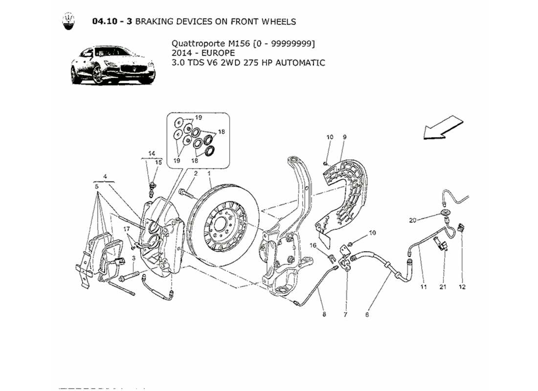 Part diagram containing part number 670004200