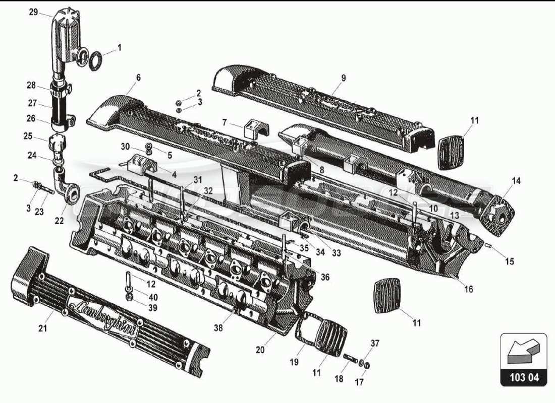 Part diagram containing part number 001101035