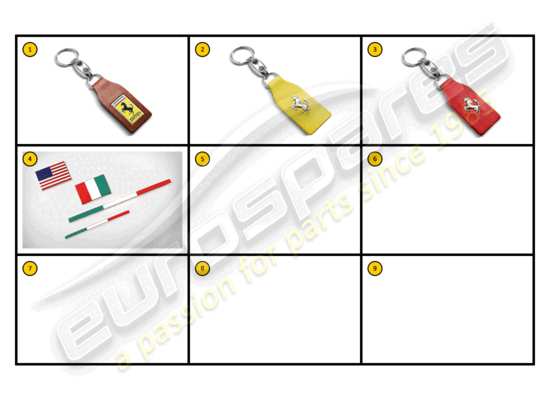 a part diagram from the Ferrari FF (Accessories) parts catalogue
