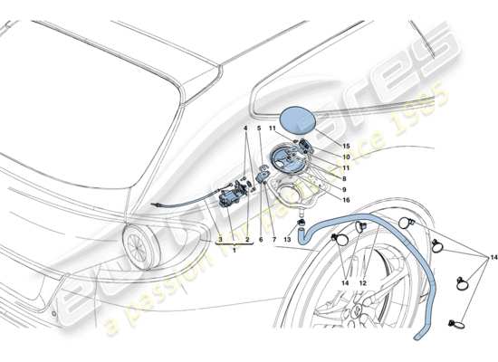 a part diagram from the Ferrari FF (USA) parts catalogue