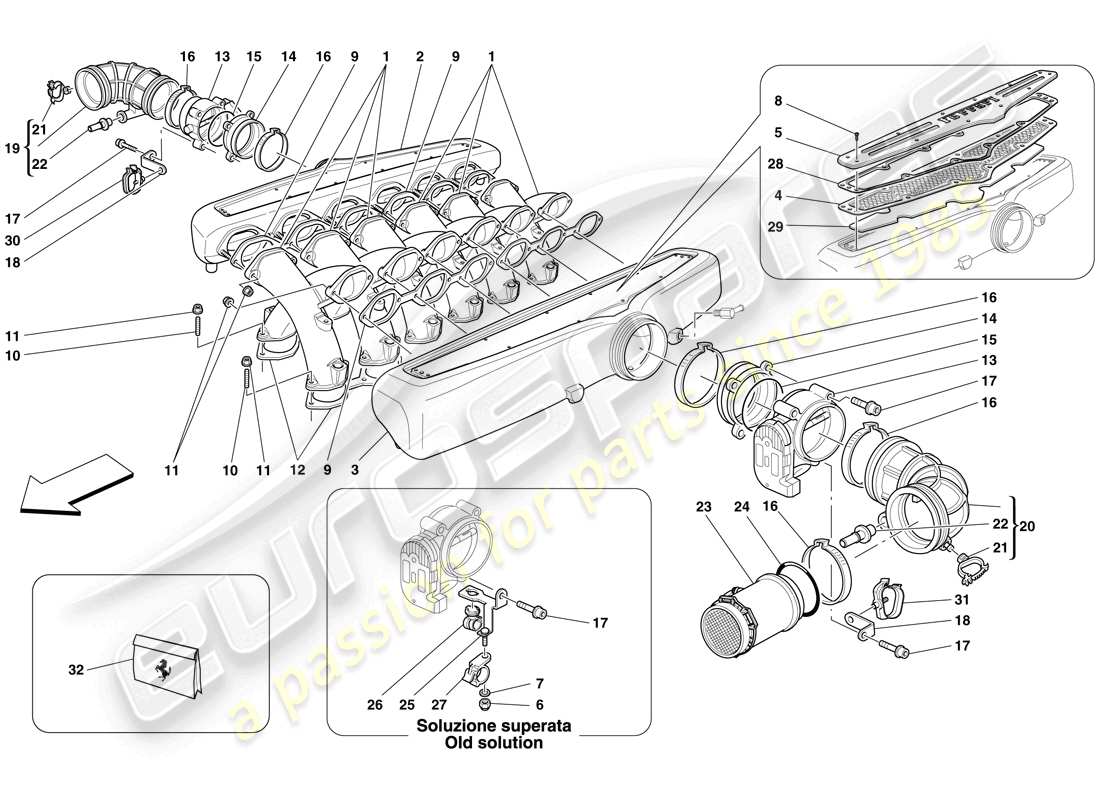 Part diagram containing part number 11500524