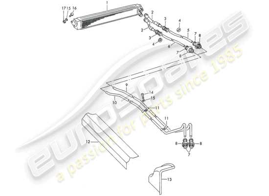 a part diagram from the Porsche 356B/356C (1963) parts catalogue