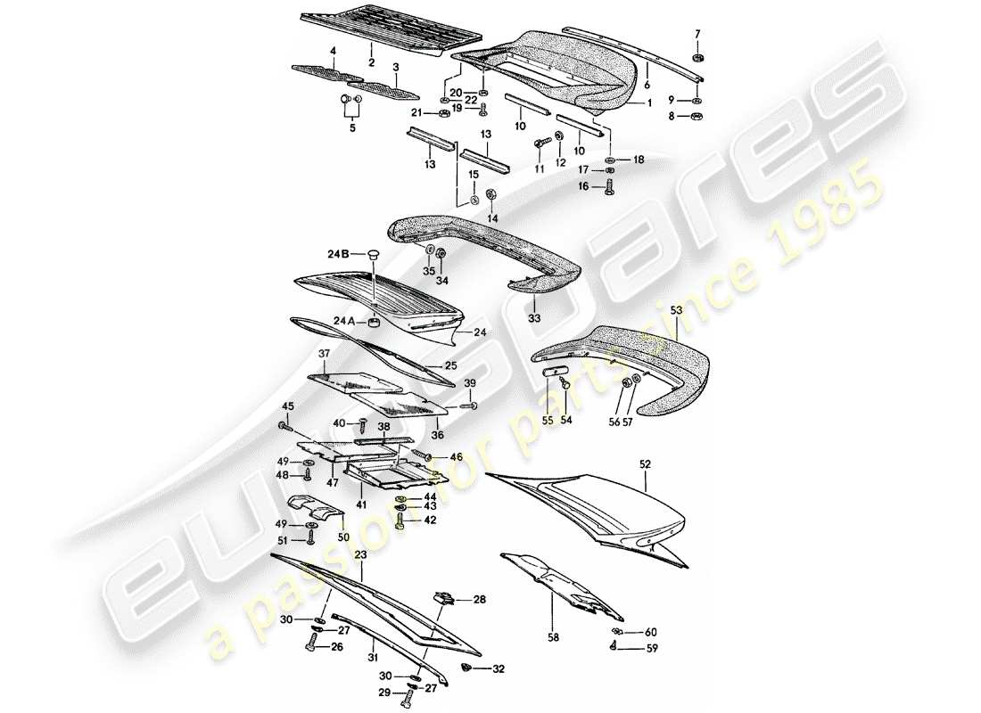 Porsche 911 (1978) HECKSPOILER Teildiagramm