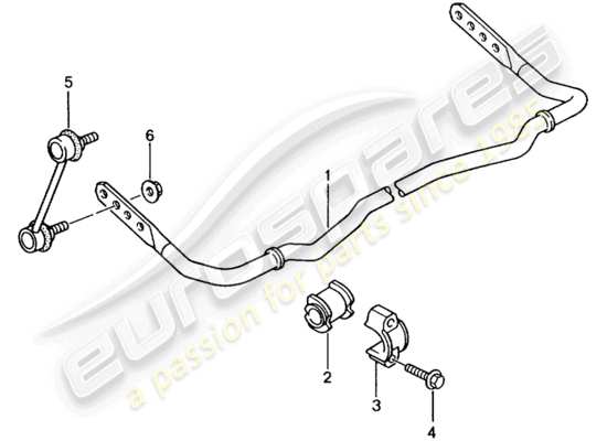 a part diagram from the Porsche 996 GT3 (2003) parts catalogue