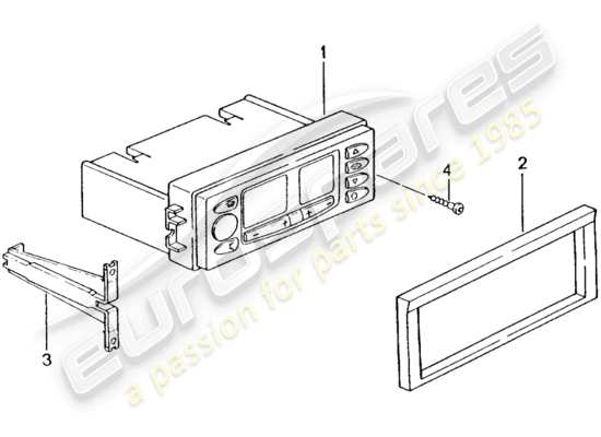 a part diagram from the Porsche 996 T/GT2 parts catalogue