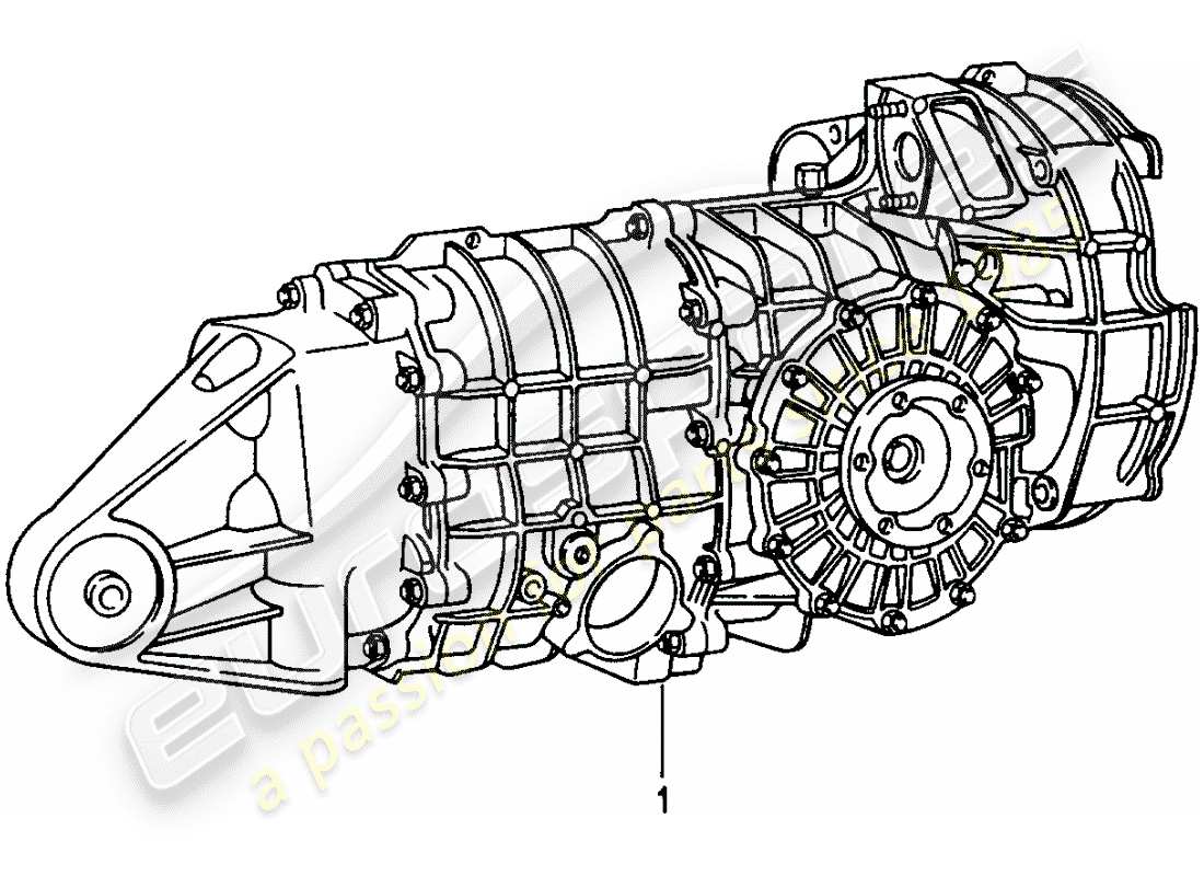 Porsche Replacement catalogue (2009) Schaltgetriebe Teildiagramm