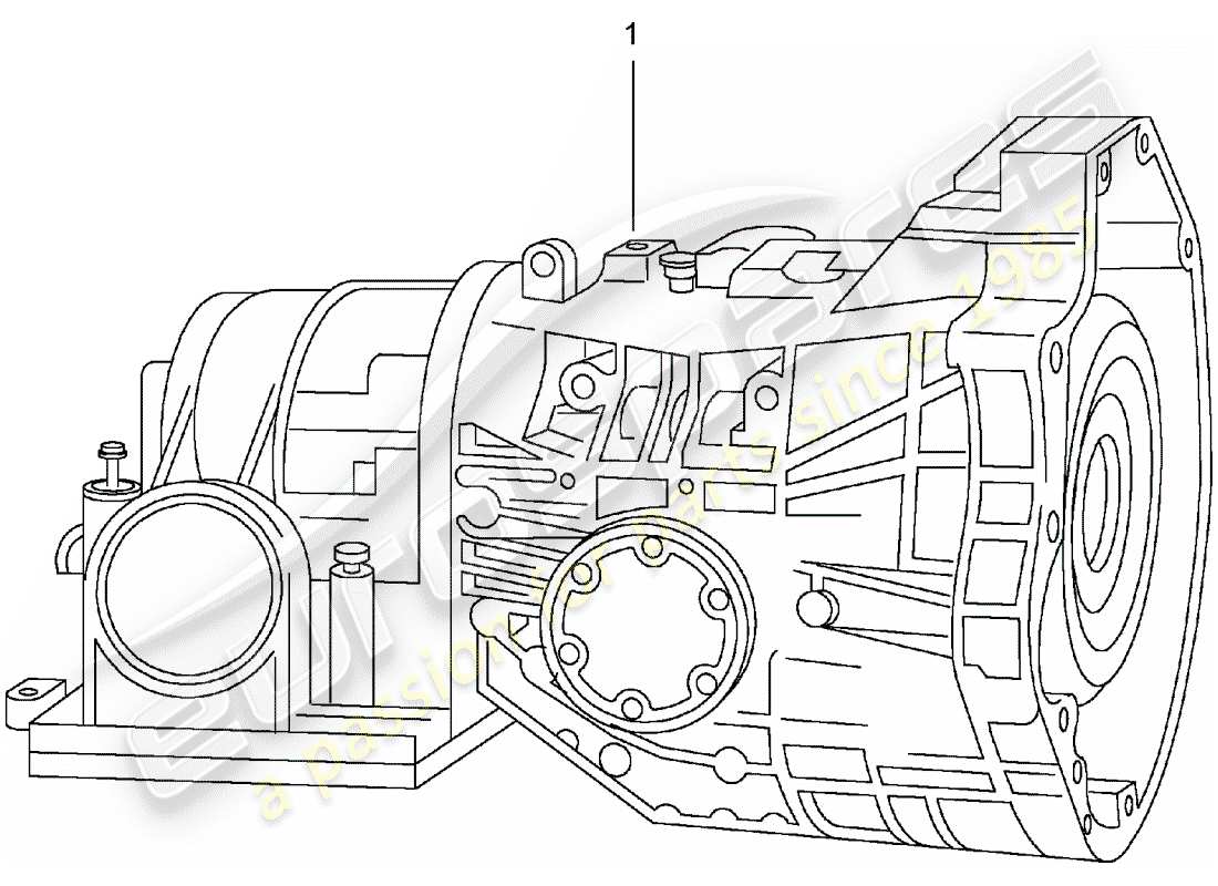 Porsche Replacement catalogue (2009) Automatische Übertragung Teildiagramm