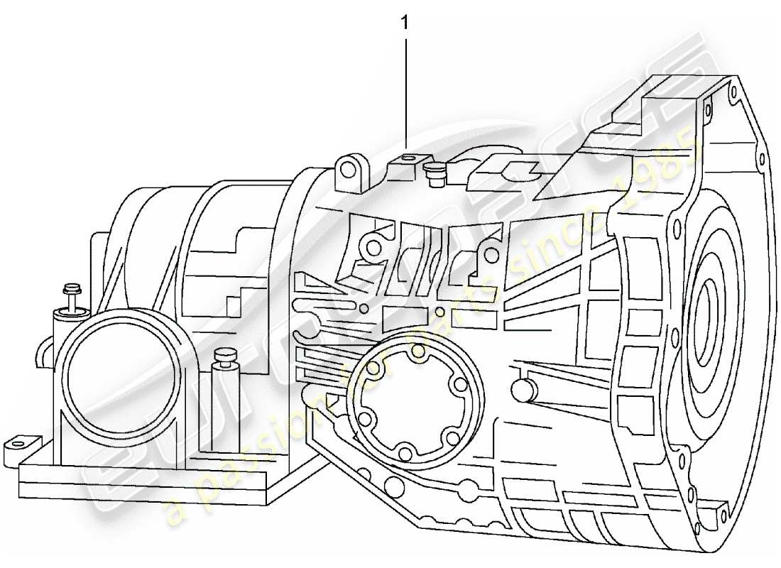 Porsche Replacement catalogue (2009) Automatische Übertragung Teildiagramm