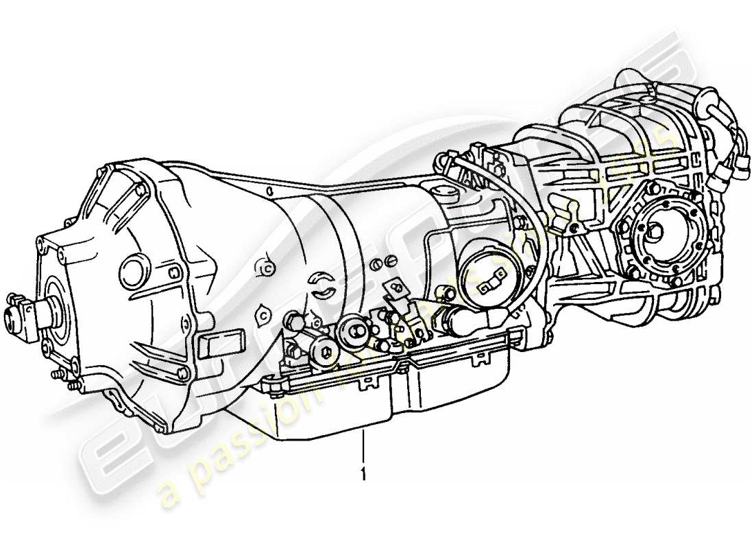 Porsche Replacement catalogue (2009) Automatische Übertragung Teildiagramm