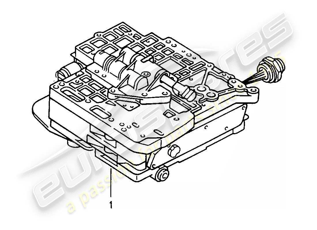 Porsche Replacement catalogue (2009) SCHALTEREINHEIT Teildiagramm