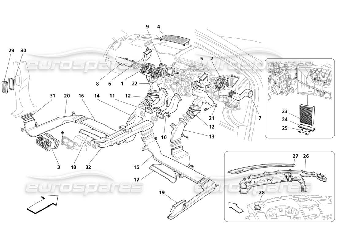 Maserati QTP. (2006) 4.2 AC-Gruppe: Diffusion Teildiagramm