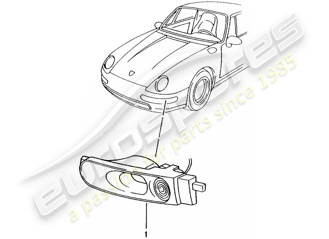 Porsche Tequipment catalogue (1998) KÜHLLUFTSYSTEM Teildiagramm