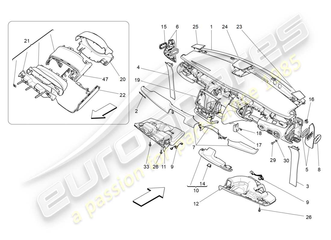 Part diagram containing part number 670016961