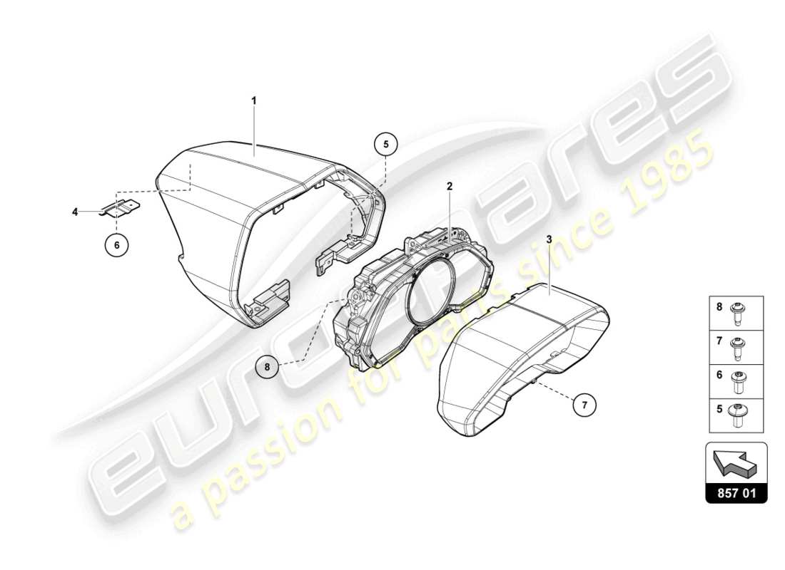 Lamborghini LP700-4 ROADSTER (2015) KOMBI Teildiagramm