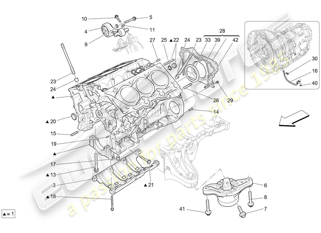 a part diagram from the Porsche Classic accessories (1958) parts catalogue