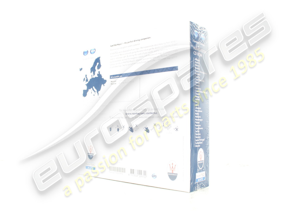 NEU Maserati MAPPE NAVIGAZIONE EU 2014. TEILENUMMER 940000376 (2)