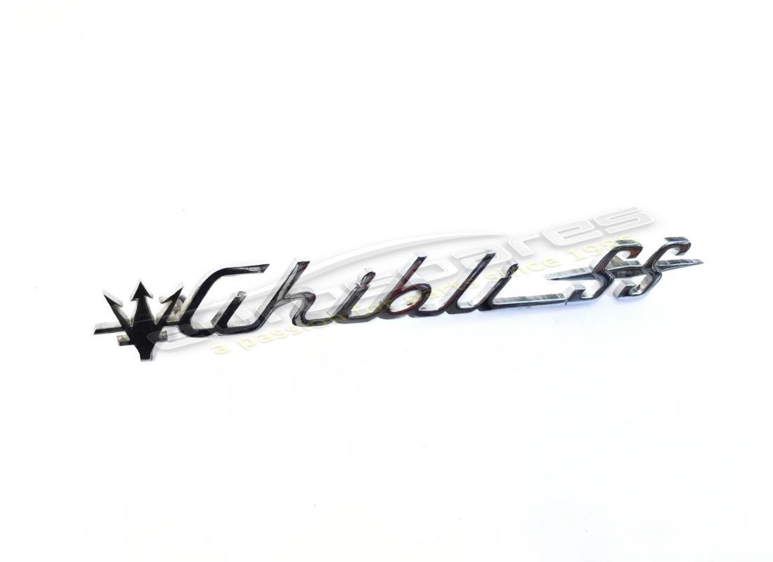 NEUES Maserati GHIBLI SS CHROME-SCHRIFTZUG. TEILENUMMER 115BM66003 (1)