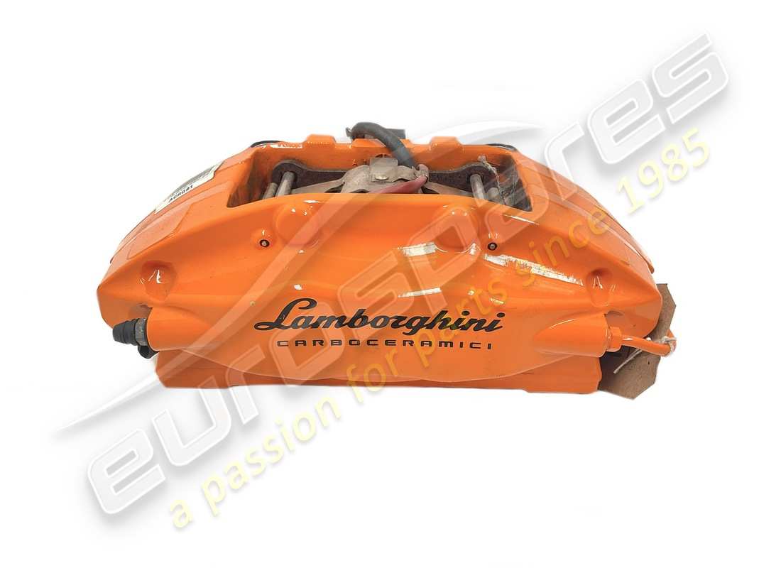 GEBRAUCHT Lamborghini GLEITBREMSSATTEL KERAMIK ORANGE . TEILENUMMER 4T0615406CE (1)