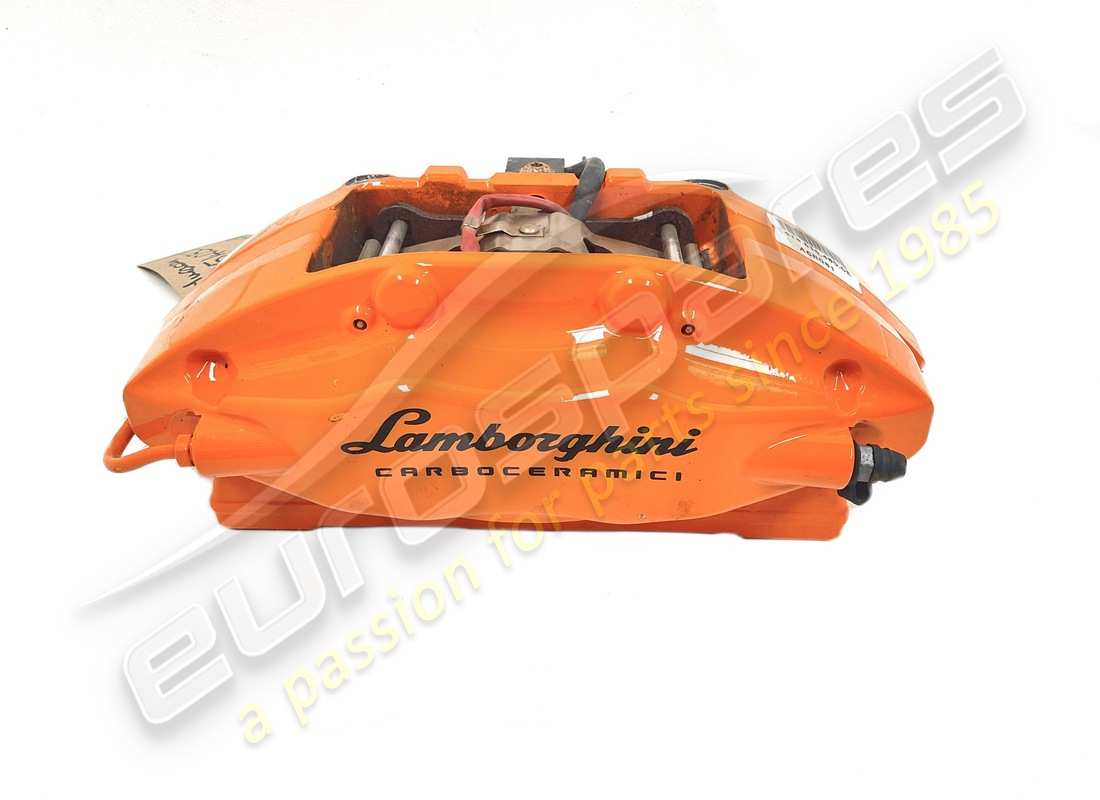 GEBRAUCHT Lamborghini GLEITBREMSSATTEL KERAMIK ORANGE . TEILENUMMER 4T0615405CE (1)