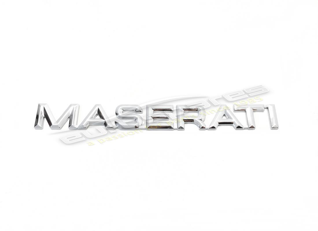 NEU Maserati SCRITTA Maserati BAGAGLIAIO. TEILENUMMER 318353360 (1)