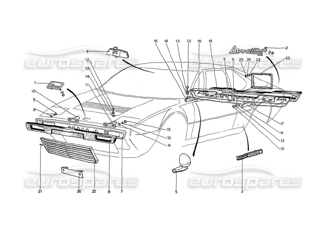 teilediagramm mit der teilenummer 12642001