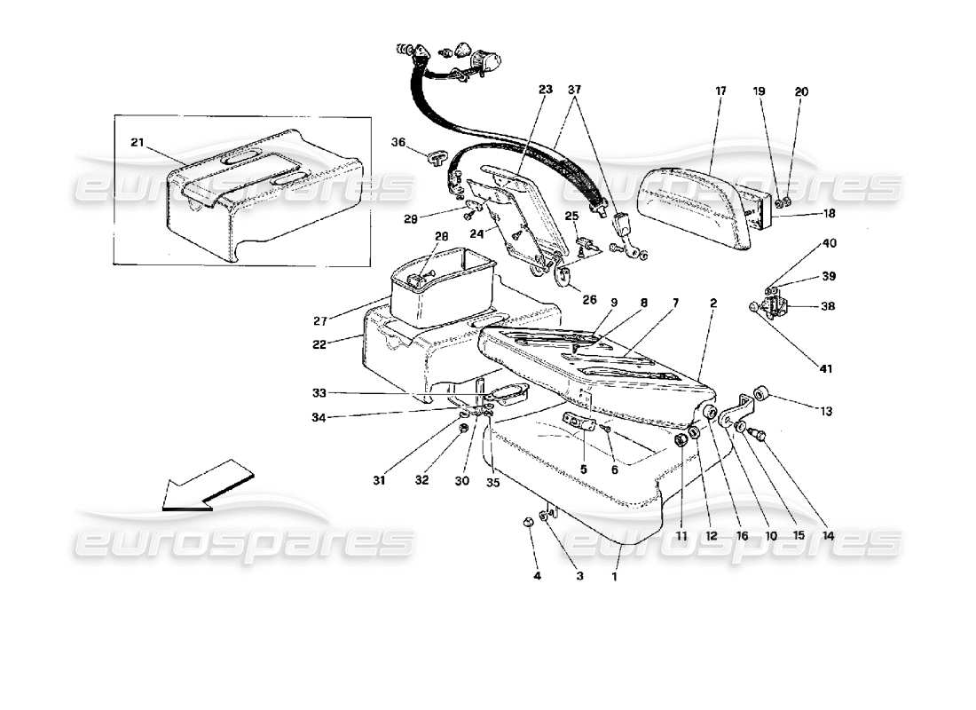 teilediagramm mit der teilenummer 62529500