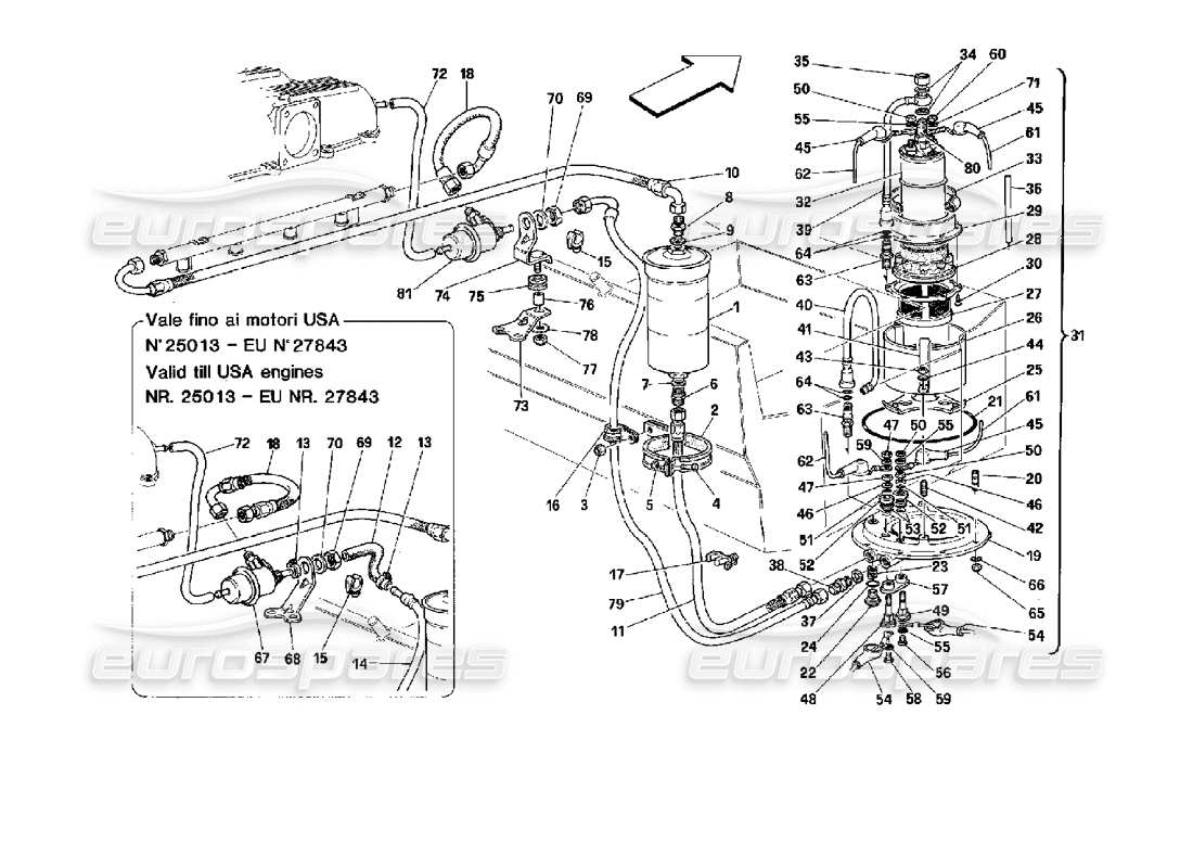 teilediagramm mit der teilenummer 13677911
