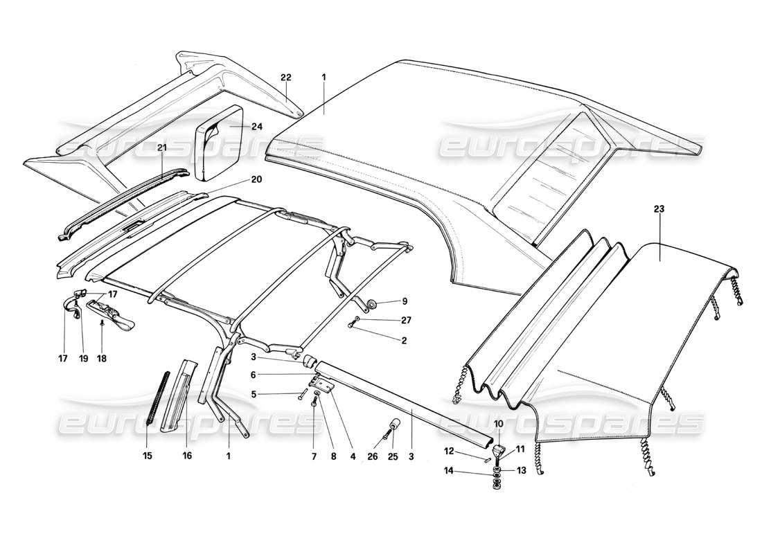 teilediagramm mit der teilenummer 61411300