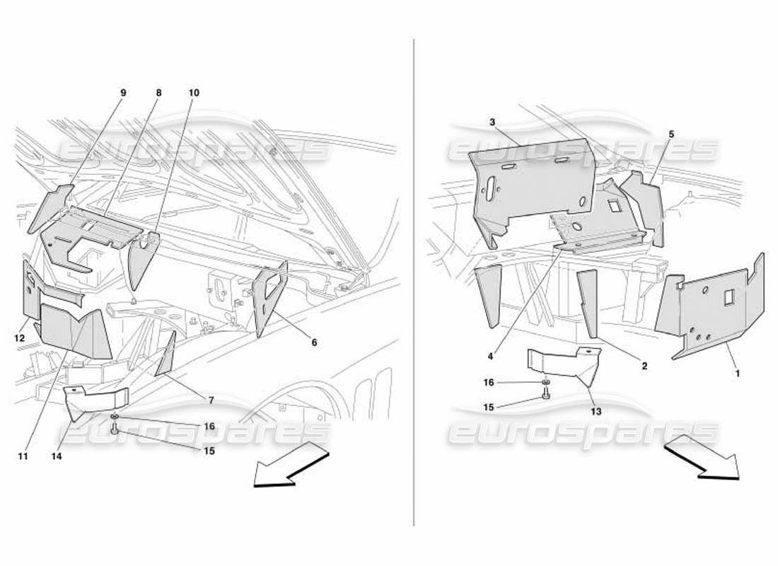 teilediagramm mit der teilenummer 65204600