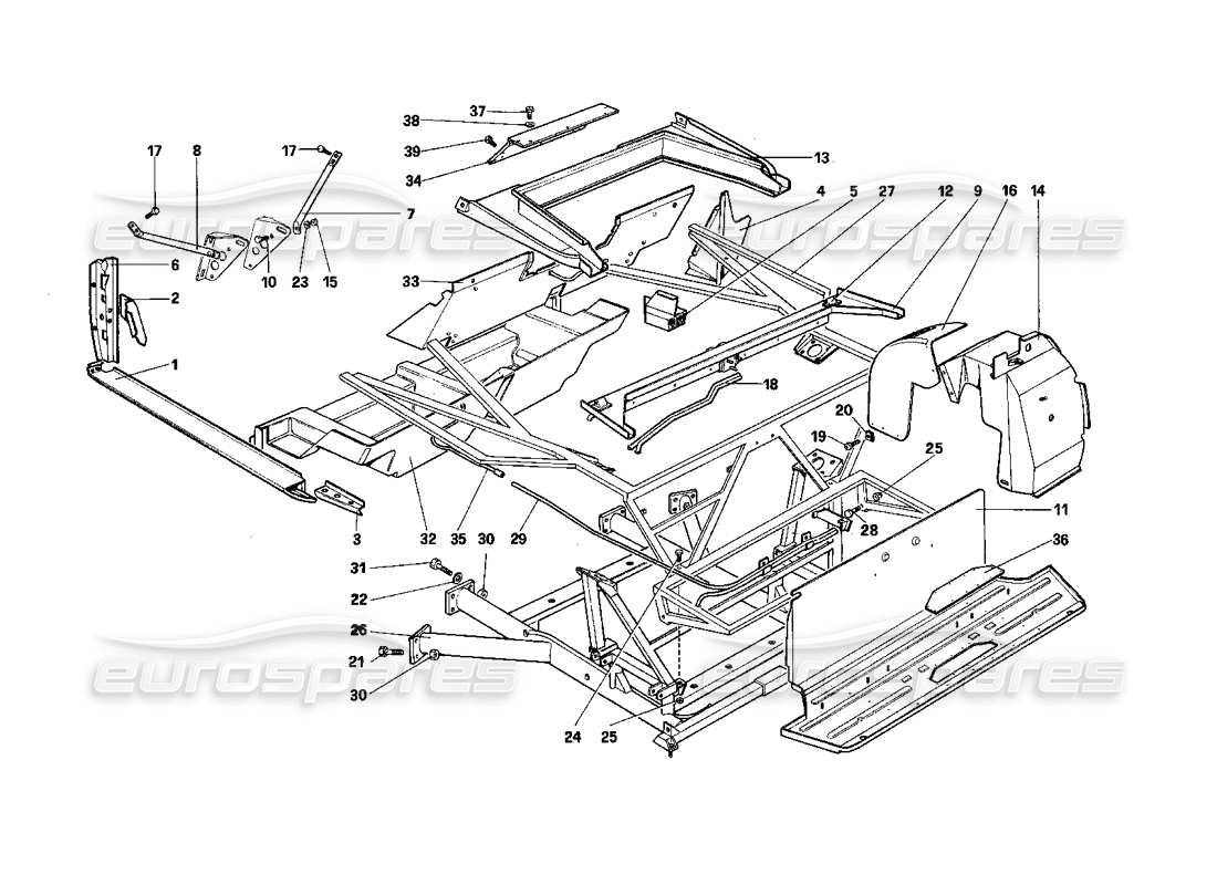 teilediagramm mit der teilenummer 116014