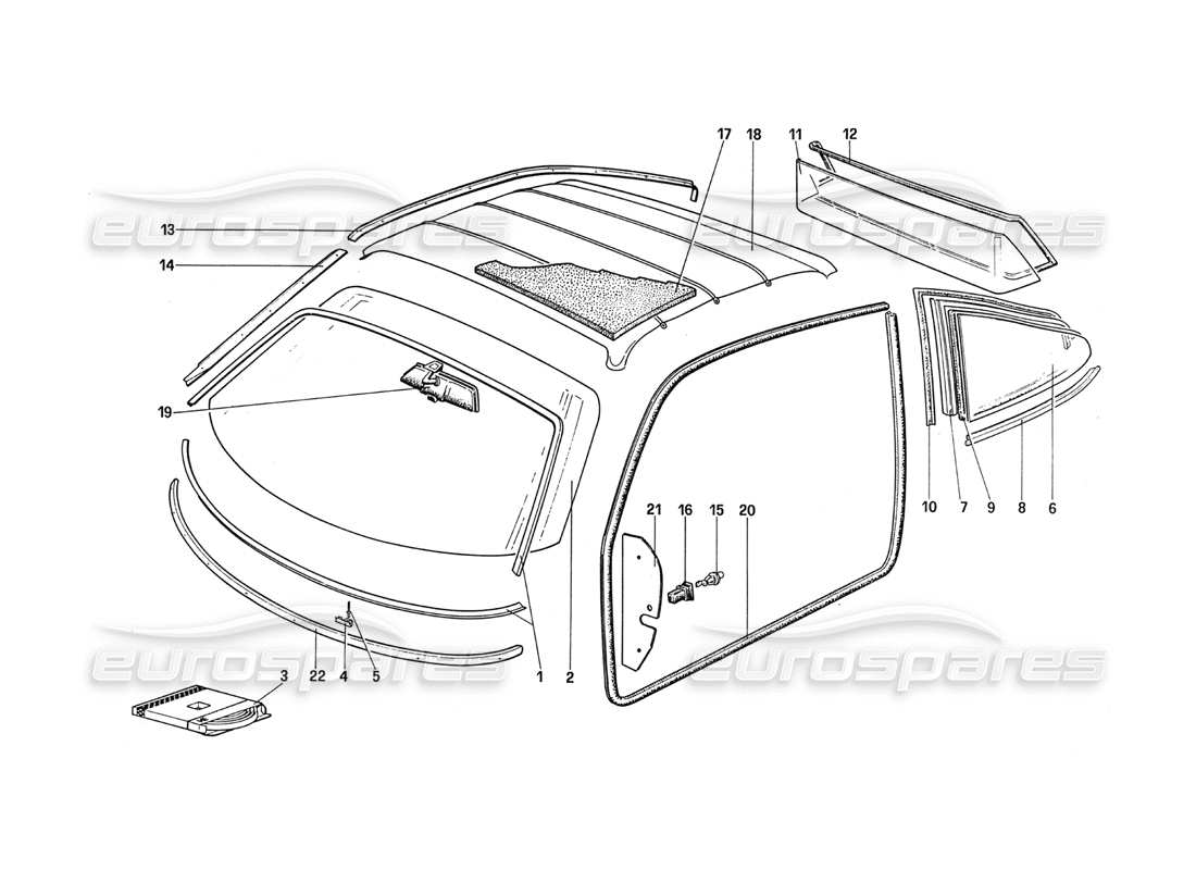 teilediagramm mit der teilenummer 61357500