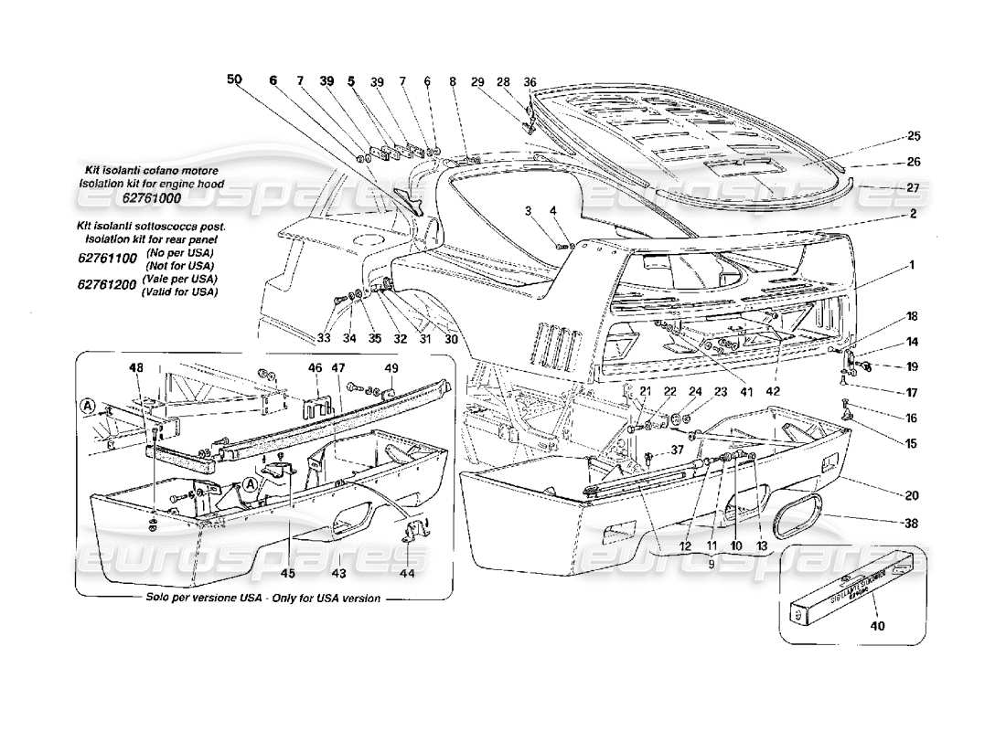 teilediagramm mit der teilenummer 62732200