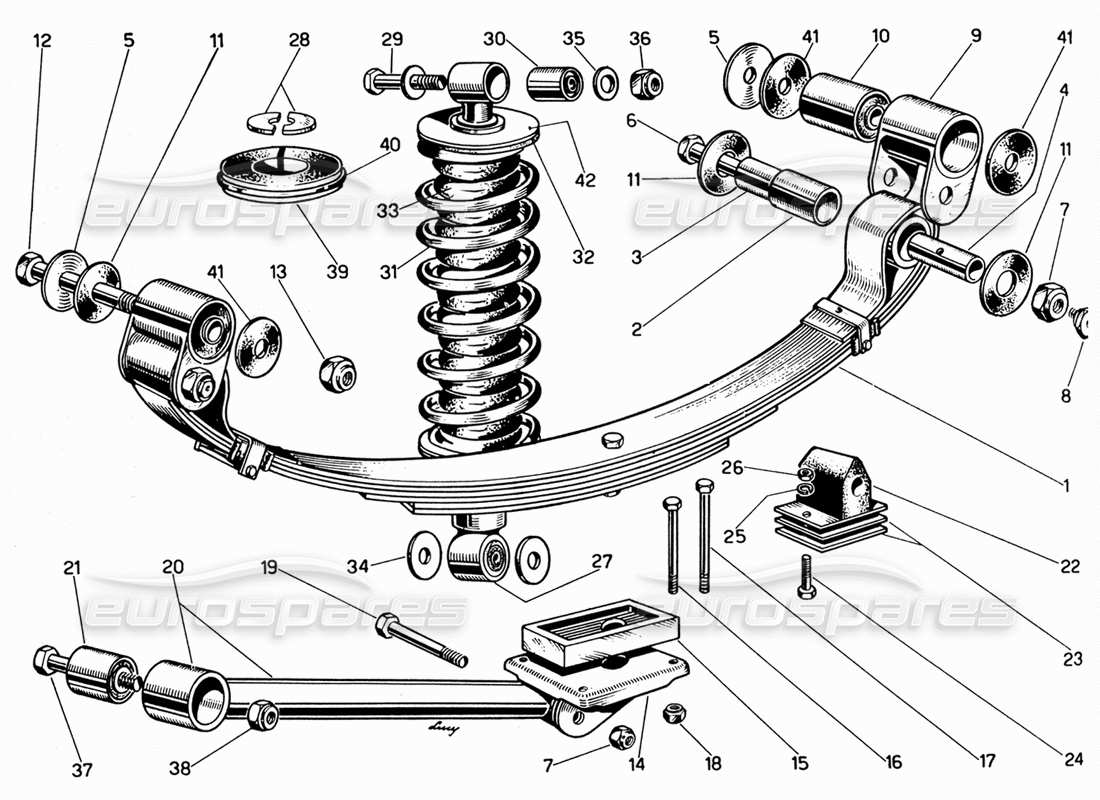 teilediagramm mit teilenummer uni tae
