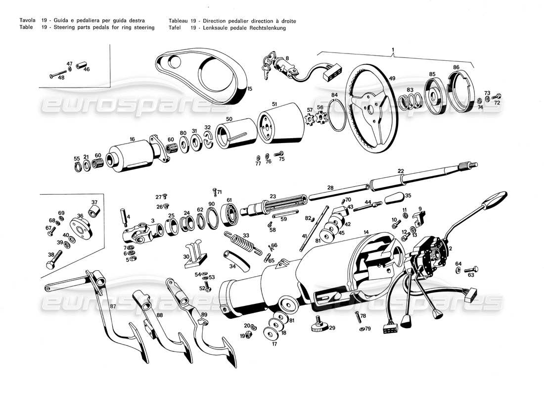 teilediagramm mit der teilenummer 115/a gs 69902