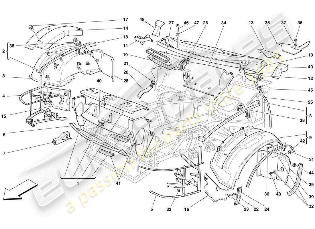 teilediagramm mit der teilenummer 69071400