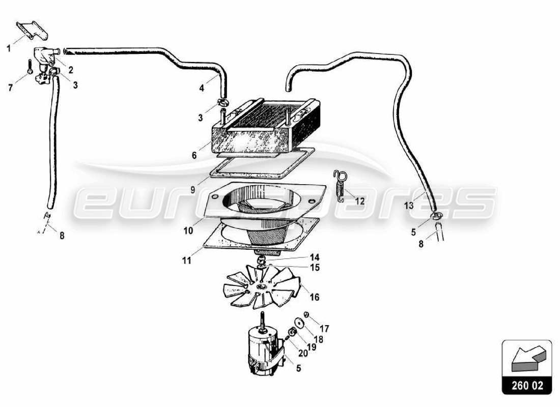 teilediagramm mit der teilenummer dn-02517