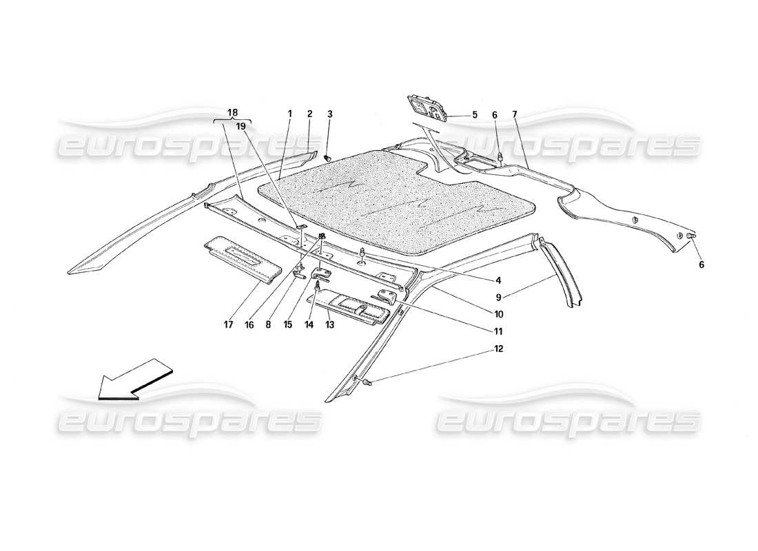 teilediagramm mit der teilenummer 62744000