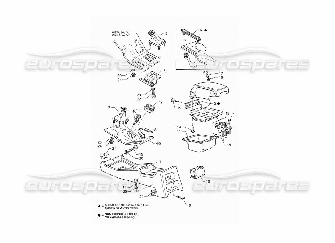 maserati qtp v6 (1996) konsolenteildiagramm