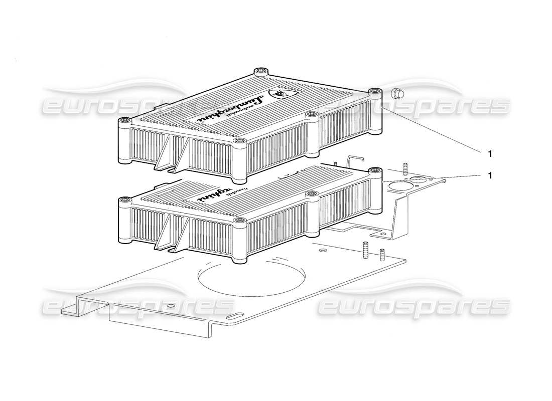 lamborghini diablo vt (1994) elektronische einspritzeinheiten (gültig für die schweiz-version – april 1994) teilediagramm