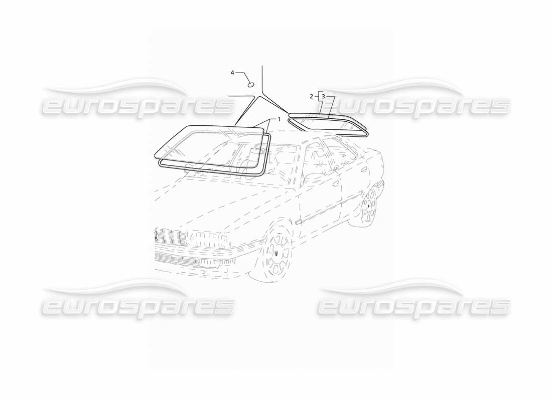 maserati qtp v6 (1996) diagramm für feste windows-teile