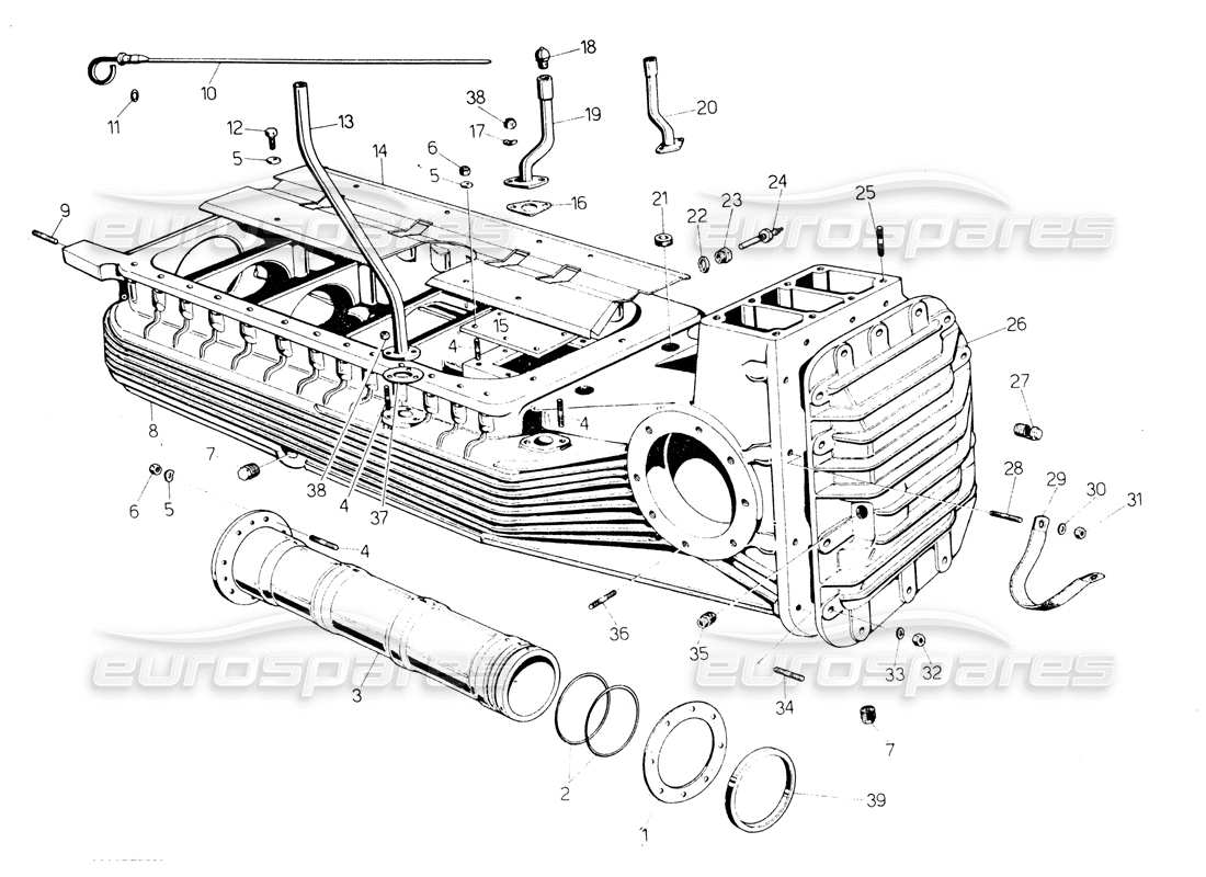 lamborghini countach lp400 sumpf teilediagramm